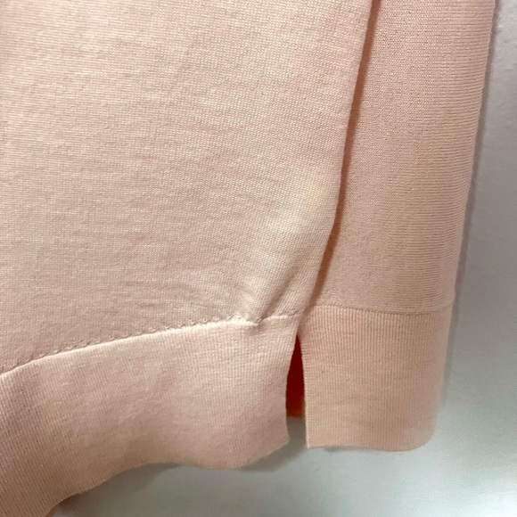 J. Crew Pink Open-Front Cardigan Sweater merino wool small - Picture 5 of 11
